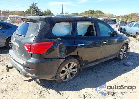 2018 Nissan Pathfinder Sl из США, поврежденный, VIN 5N1DR2MM5JC666959